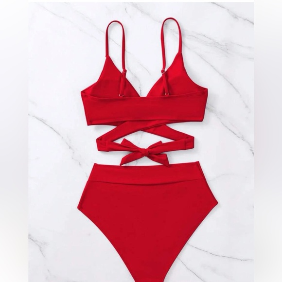 COPY - Shein 2pcs Highwaisted Bottom Bathing Suit - Picture 2 of 5